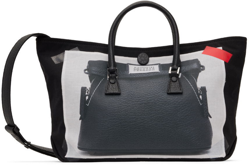 Torbica Maison Margiela 5AC Micro Trompe L'oeil Bag Črna | SB1WC0008 P6436, 0