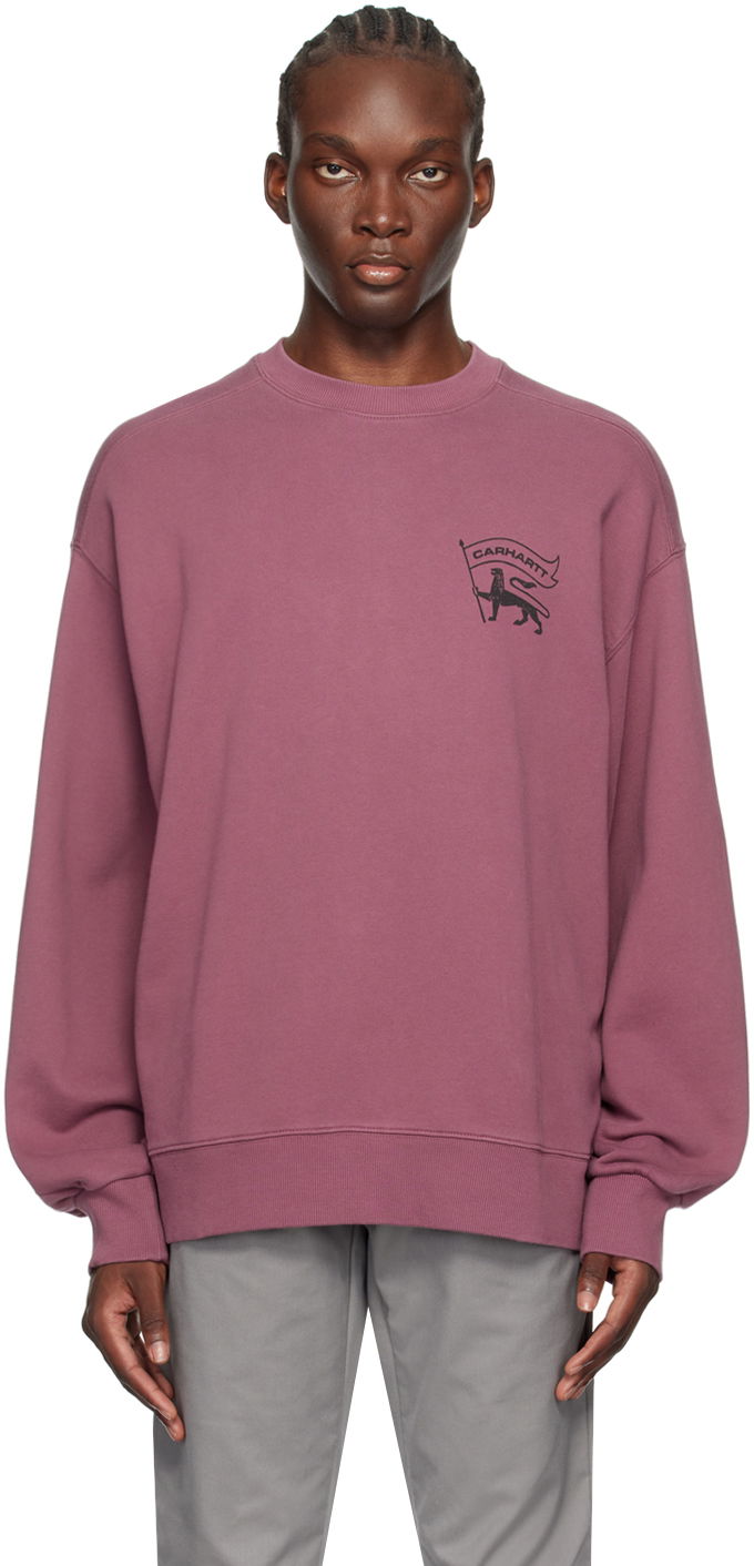Pulover Carhartt WIP Stamp Logo Sweatshirt Roza | I033620