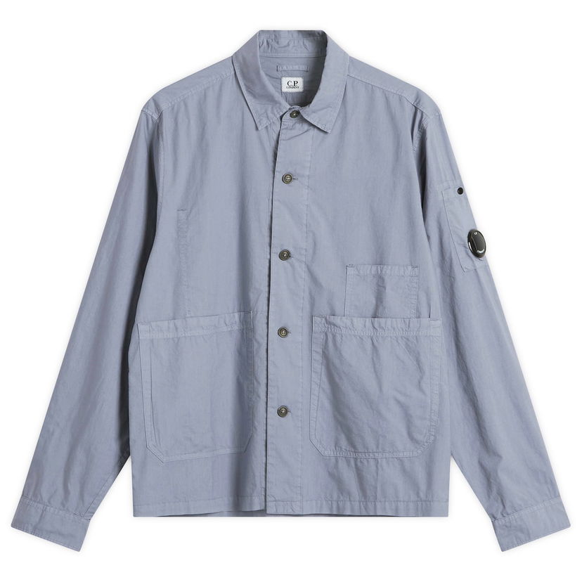 Srajce C.P. Company C.P. Company Arm Lens Overshirt Modra | 18CMOS238A-005328G-PRP