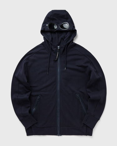 Pulover C.P. Company C.P. Company Diagonal Raised Fleece Goggle Zipped Hoodie XXL Mornarica | 18CMSS028A005086W-888, 0