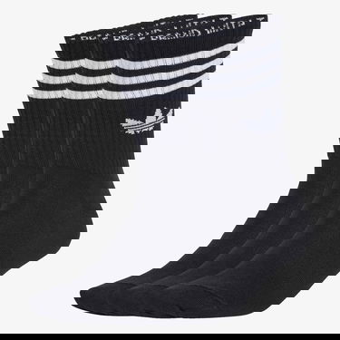Nogavice adidas Performance 3-Stripes Crew Socks - 3 Pairs Črna | JV7402, 1