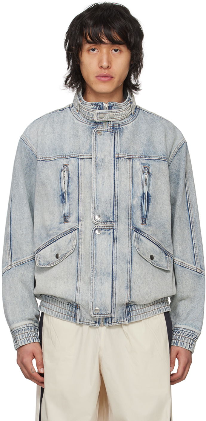 Jakna ISABEL MARANT Jakito Denim Jacket Modra | 24PVE0062HA-B1H01H, 0