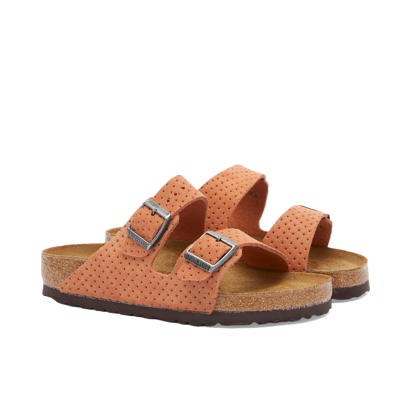 Superge in čevlji Birkenstock Arizona Burnt Orange Embossed Dots Oranžna | 1026985