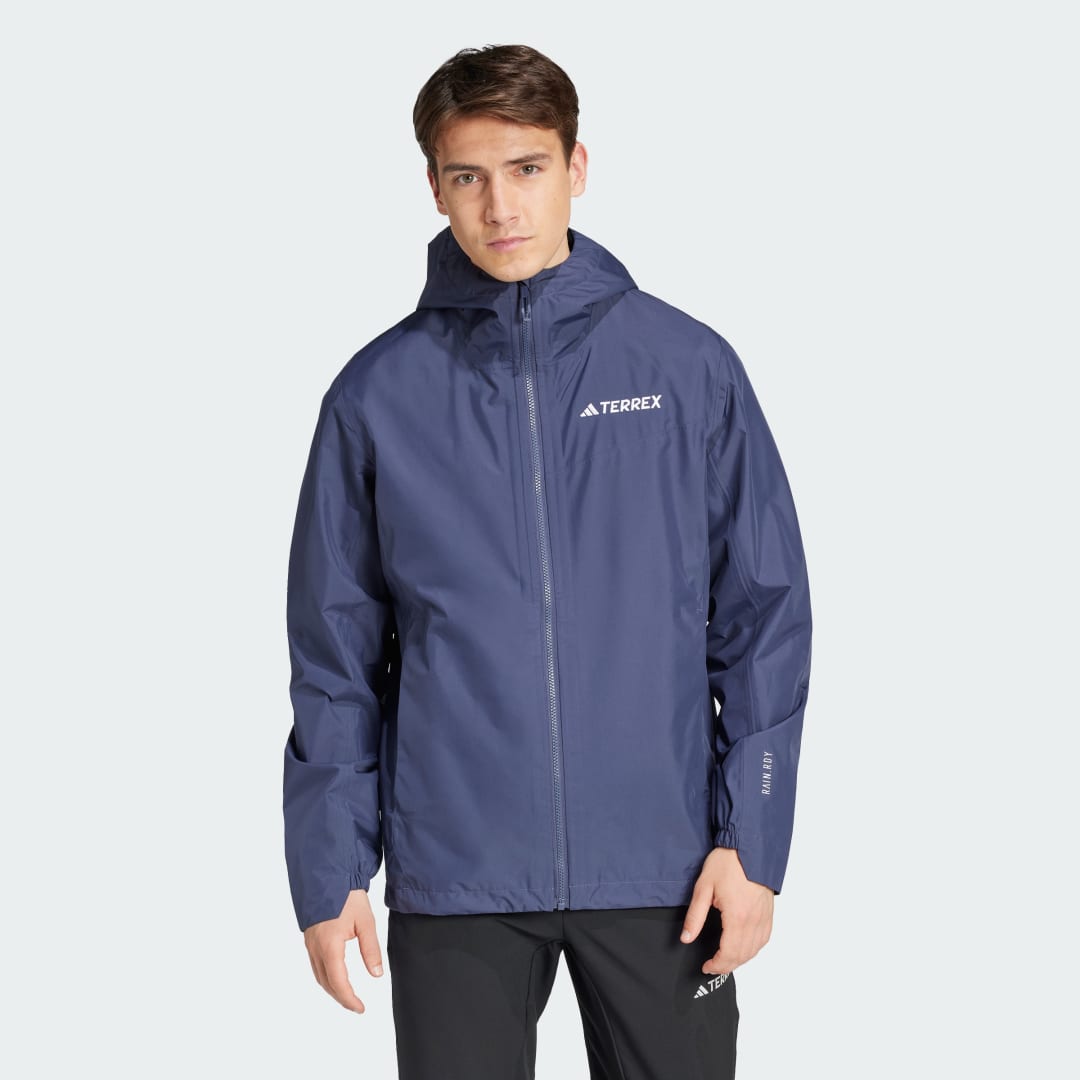 Dežni plašč adidas Performance Terrex Multi 2.5L Rain.Rdy Jacket Modra | IW8879, 0
