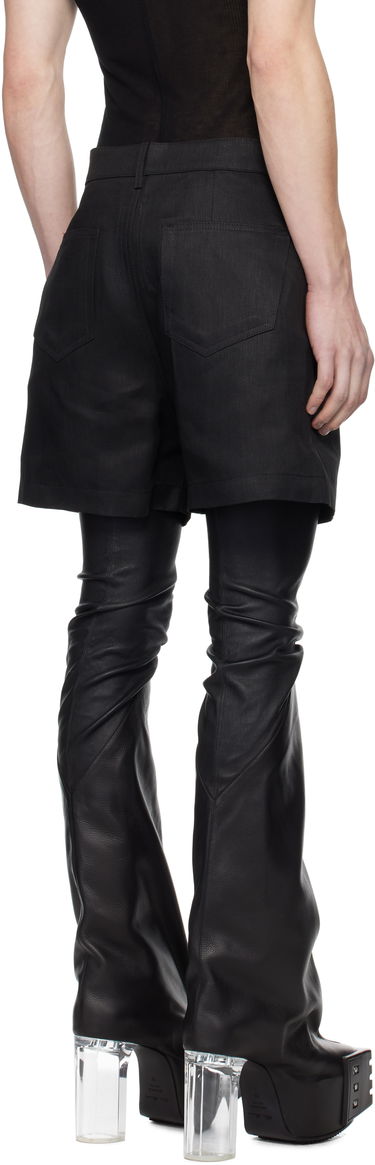 Kratke hlače Rick Owens Rick Owens Hollywood Geth Cutoff Shorts Črna | RU01E5373 TWL, 2