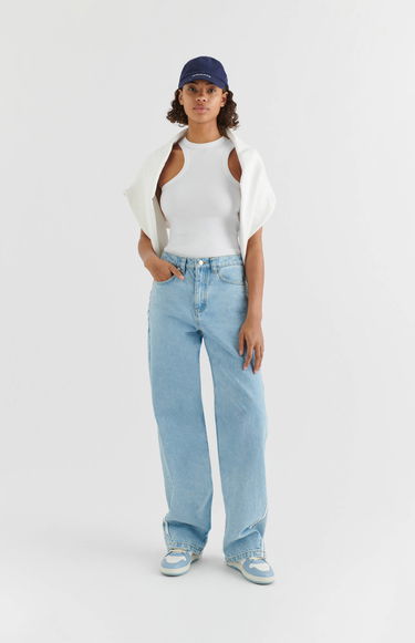Kavbojke AXEL ARIGATO Studio Stripe Jeans Modra | A2108002, 7