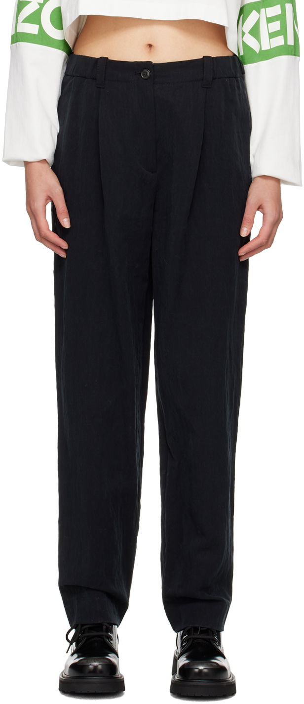 Hlače KENZO Paris Tailored Črna | FD52PA0779FB, 0