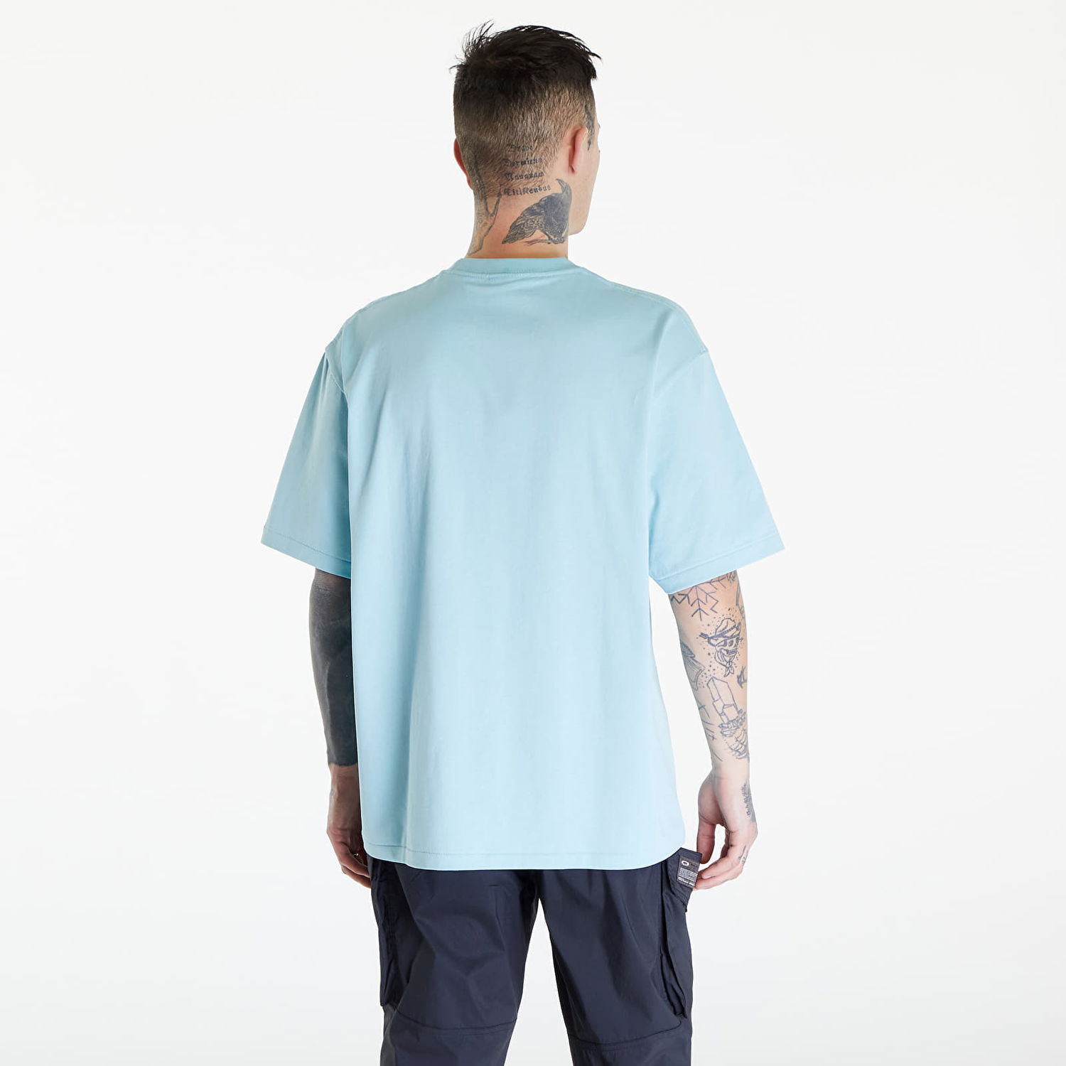 Majica BAPE A BATHING APE Heart Ape Head Relaxed Fit Tee Sax Modra | 001TEK301343M SAX, 1