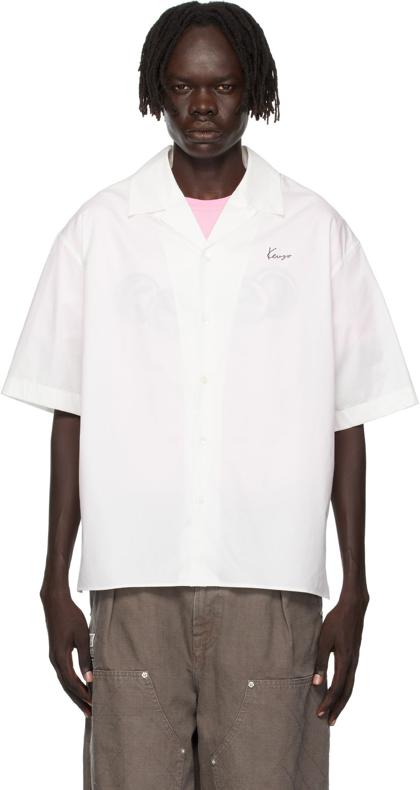 Srajce KENZO Kenzo 'KENZO Archive Bouquet' Shirt Bela | FF65CH1329P5