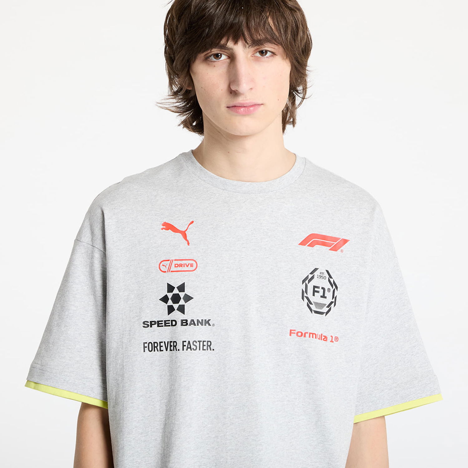 Majica Puma F1 Racing Tee Siva | 63224501, 1