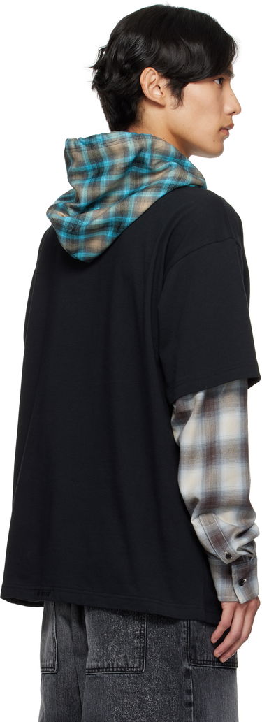 Majica We11done We11done Checkered Layered T-Shirt Črna | WD-TT2-25-783-U-BK, 2