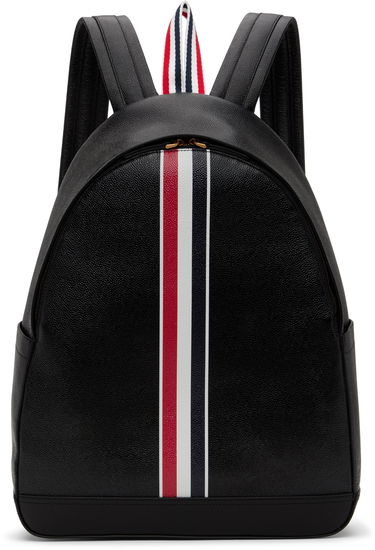 Nahrbtnik Thom Browne Thom Browne Pebble Grain RWB Stripe Backpack Črna | UAG233A-00198, 0