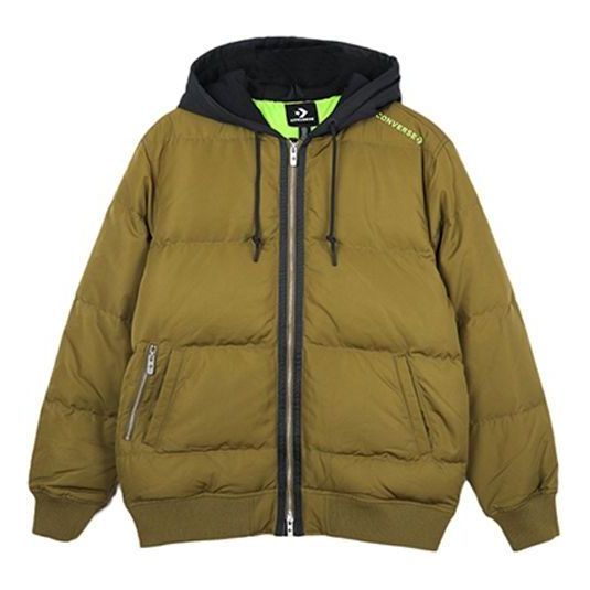 Puhovka Converse Down Bomber Jacket Zelena | 10019992-A02