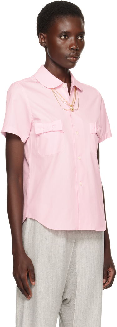 Srajce Comme des Garçons Girl Cotton Bow Pocket Shirt Roza | NO-B007-051-2, 1