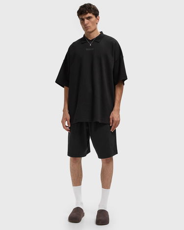 Polo majica Fear of God 90S Fit Pique Short Sleeve Polo Shirt Črna | 125SP254400F-861, 2