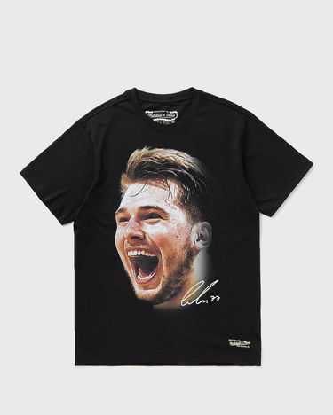 Majica Mitchell & Ness Mitchell & Ness Luka Doncic Players Association Big Face T-Shirt Črna | SS15412-NBPBLCK, 0