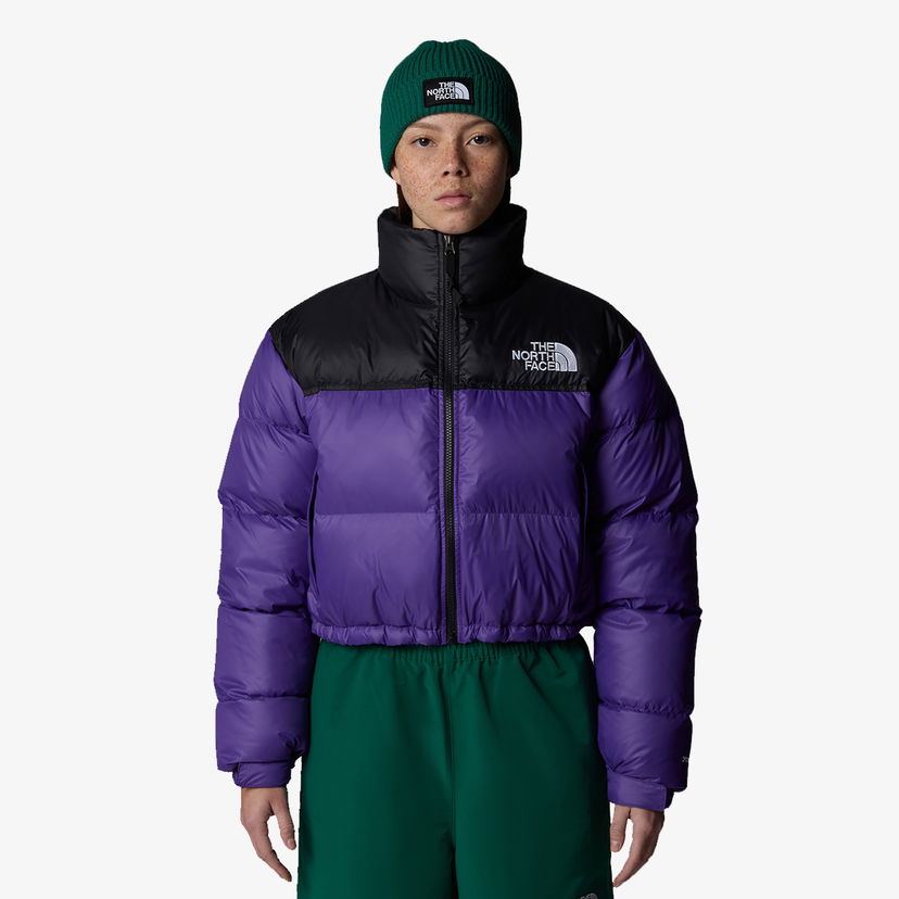 Puhovka The North Face W NUPTSE SHORT JACKET Lila | NF0A5GGES961