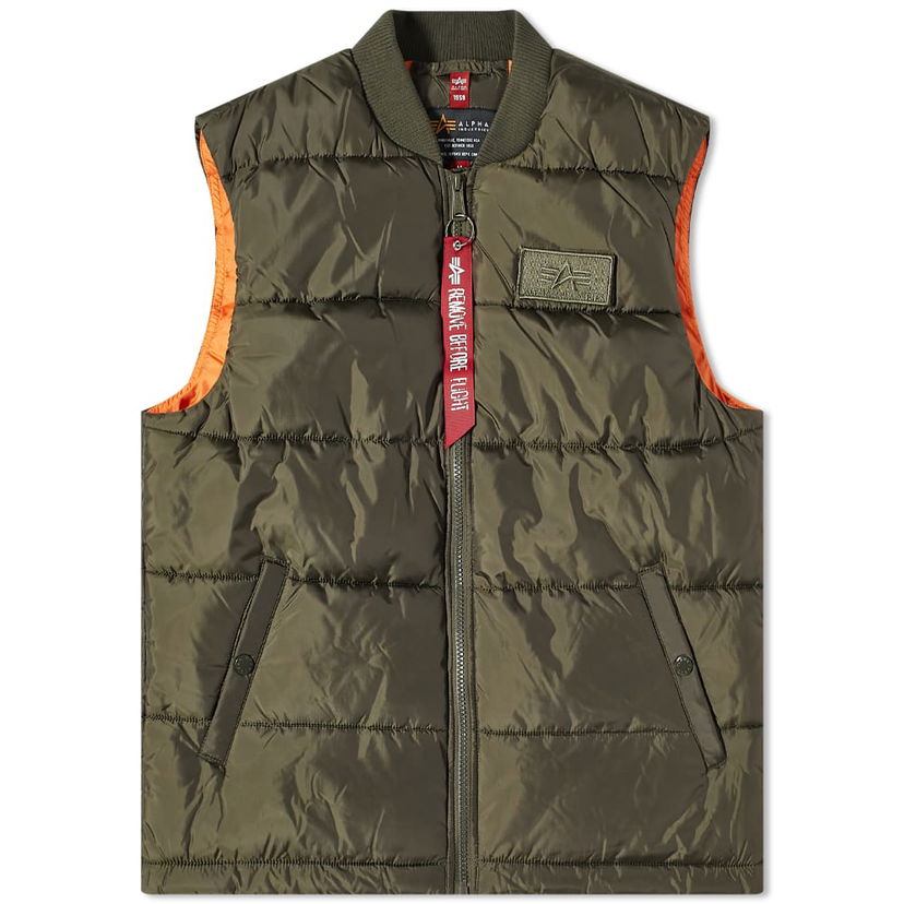 Telovnik Alpha Industries Puffer Vest Zelena | 118109-142