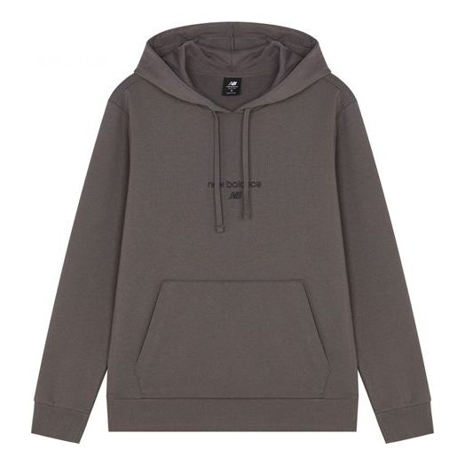 Pulover New Balance Solid Color Knit Hoodie Siva | AMT21570-CEL
