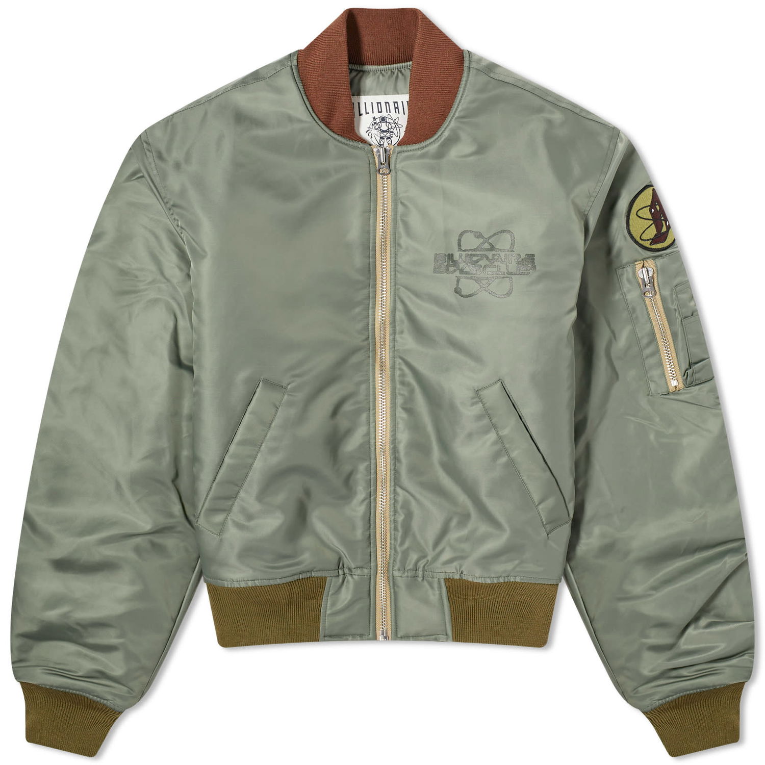 Bomber jakna BILLIONAIRE BOYS CLUB Nylon Shell Bomber Jacket Zelena | B24103-OLV, 0