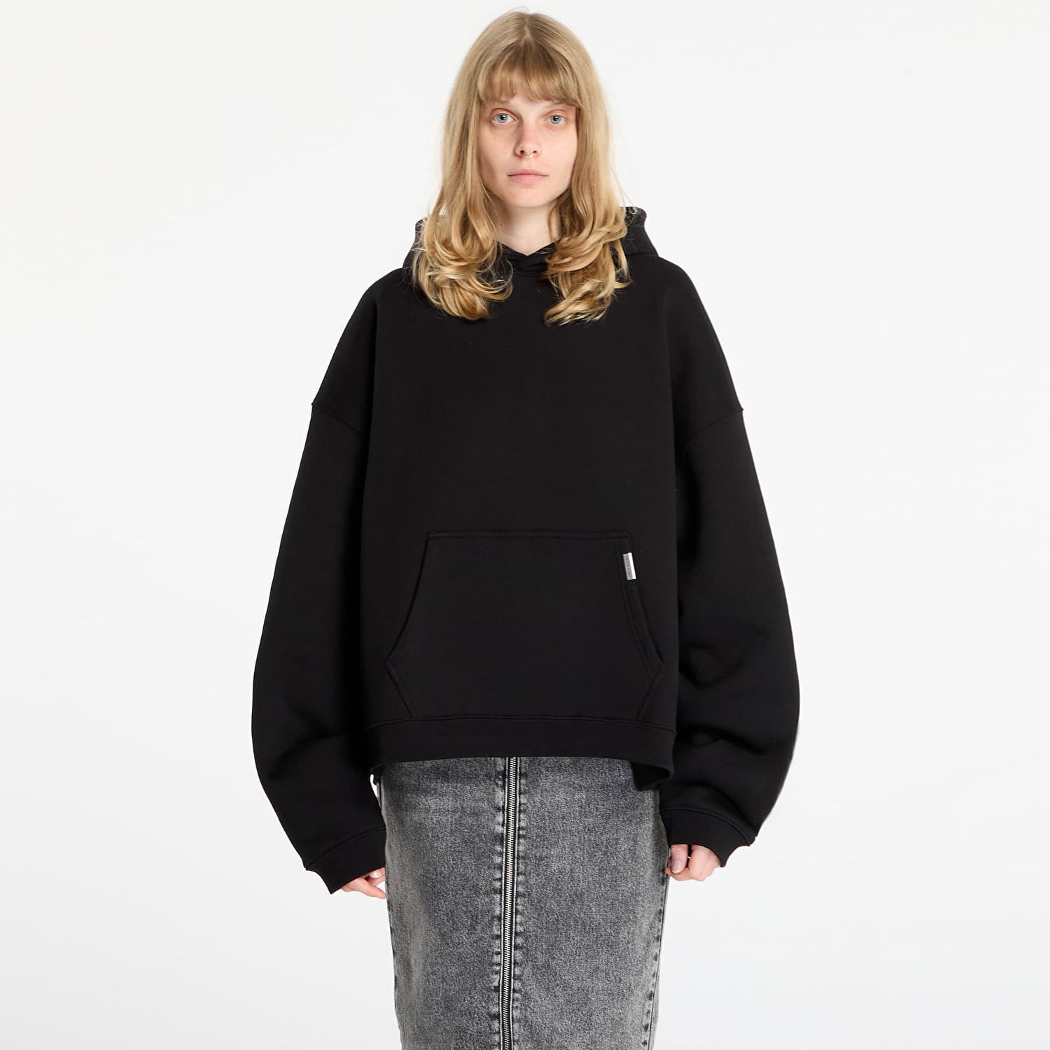 Pulover Represent Clo Initial Boxy Oversized Hoodie Črna | INM413-001, 0
