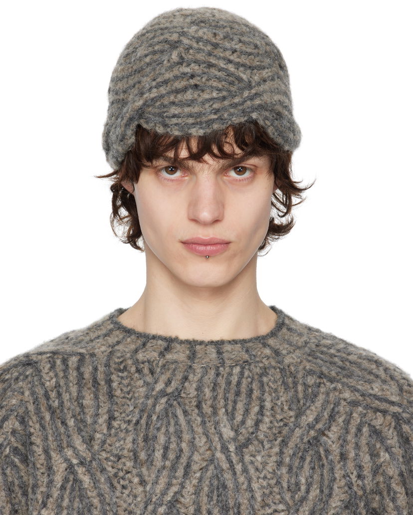 Beanie Eckhaus Latta Eckhaus Latta Plait Beanie Siva | 8109-EL-PS25-M - STONE