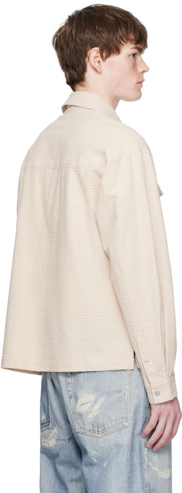 Srajce Represent Clo Represent Textured Long Sleeve Shirt Bež | MLM100312, 2