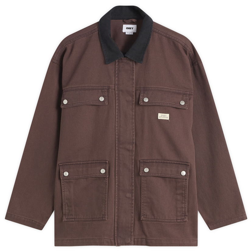 Jakna OBEY Fritz Jacket Rjava | 221800437-CHO