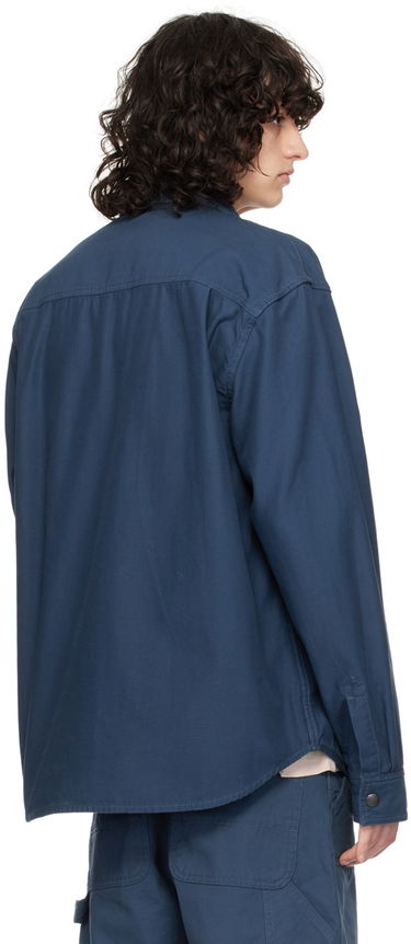 Srajce Carhartt WIP Workwear Button-Up Shirt Jacket Modra | I033443, 2