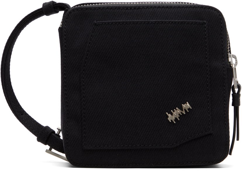Torbice za okoli pasu ADER ERROR ADER error Tetraight Product. 107 Canvas Wristlet Bag Črna | BO28FYBA0903BK