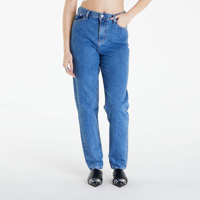 Hlače in kavbojke CALVIN KLEIN Jeans Mom Jean Modra | J20J222766 1A4