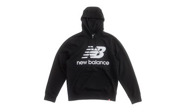 Pulover New Balance Essentials Pullover Hoodie Črna | MT03558BK, 2