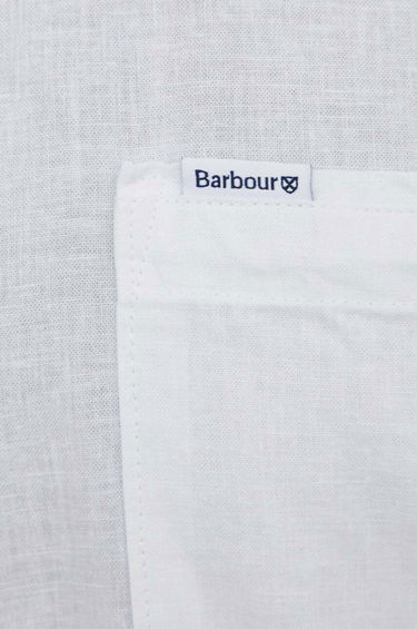 Srajce Barbour Barbour Linen Shirt, Regular Fit Bela | MSH5093, 4