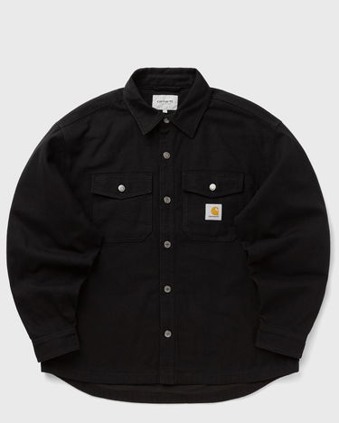 Srajce Carhartt WIP Selby Collared Long-Sleeve Button-Up Shirt Jacket with Chest Pockets Črna | I035305-89.XX, 2