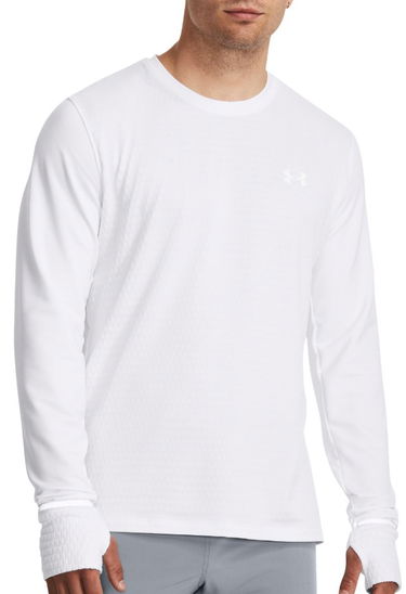Majica Under Armour QUALIFIER COLD LONGSLEEVE TEE Bela | 1379304-100, 0