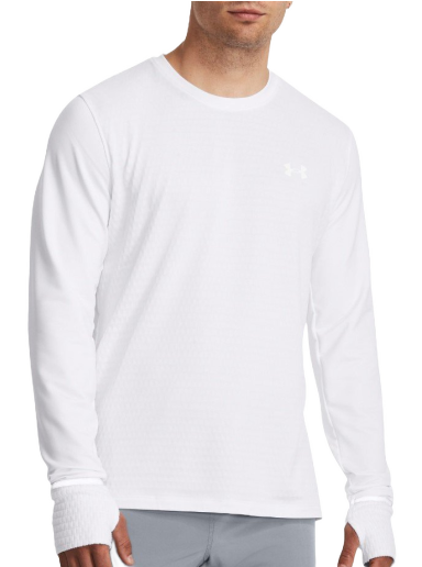 Majica Under Armour QUALIFIER COLD LONGSLEEVE TEE Bela | 1379304-100