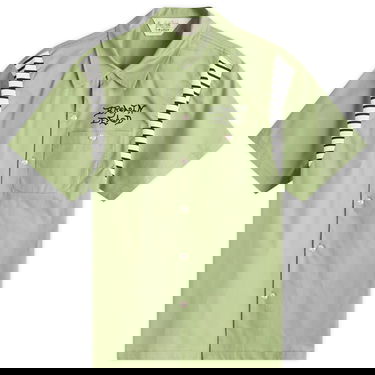 Srajce Brain Dead Brain Dead Cobra Flocked Bowling Shirt, Size Large Zelena | BDS25T040042-SPT, 1