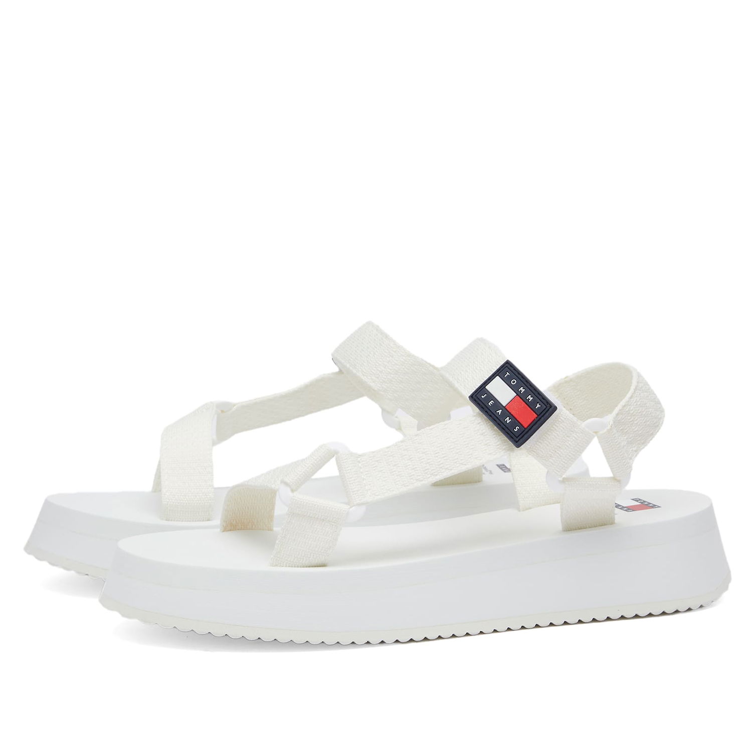 Superge in čevlji Tommy Hilfiger Eva Platform Sandals Bela | EN0EN02466-YBL, 0