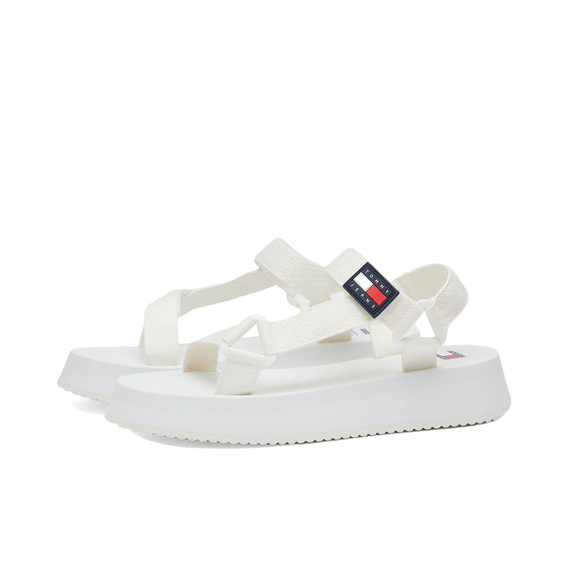 Superge in čevlji Tommy Hilfiger Eva Platform Sandals Bela | EN0EN02466-YBL