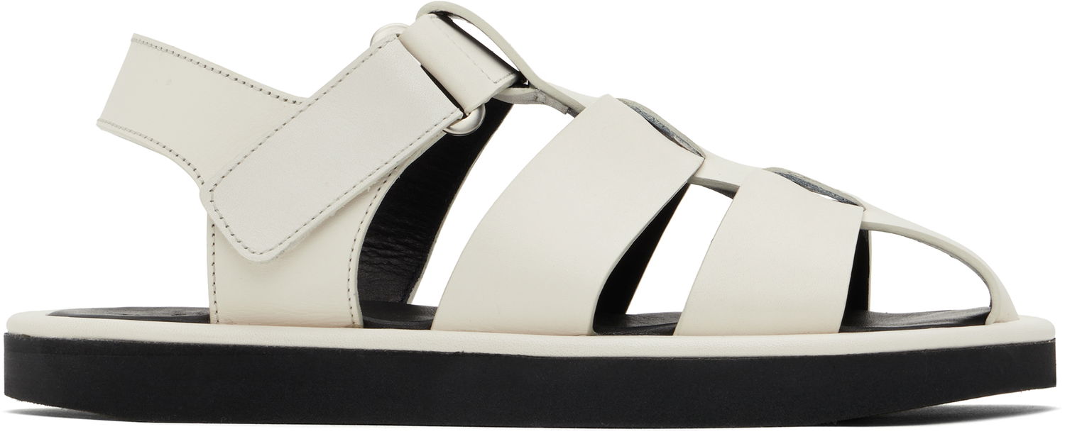 Nega čevljev Studio Nicholson Studio Nicholson Cassius Sandals Bela | CASSIUS SNW - 1380, 0