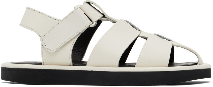 Nega čevljev Studio Nicholson Studio Nicholson Cassius Sandals Bela | CASSIUS SNW - 1380