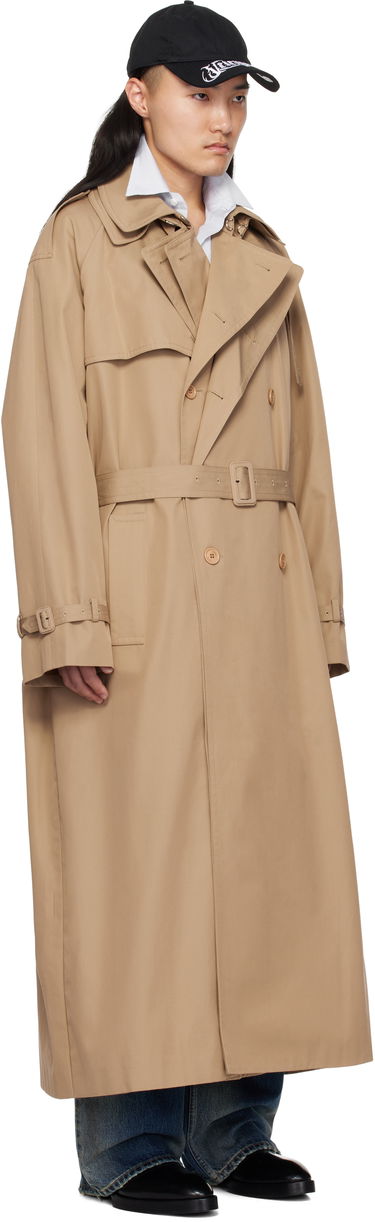 Trenčkot VETEMENTS Vetements Runway Double Trench Coat Bež | UA66CO400S, 1