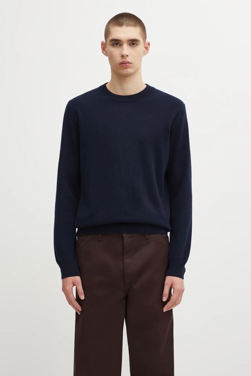 Pleteni pulover Paul Smith Paul Smith Cashmere Sweater Mornarica | M1R.278Y.N02497