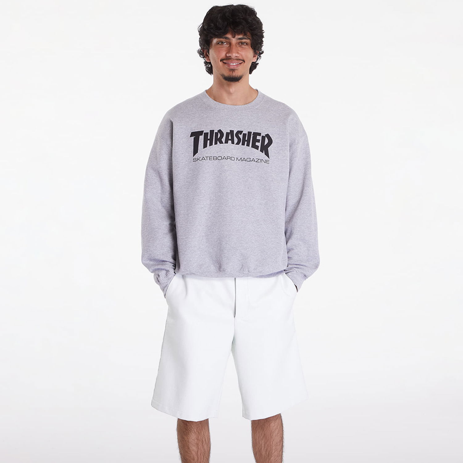 Pulover Thrasher Skate Mag Crewneck Siva | 017839, 0