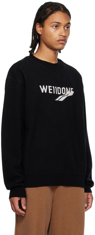 Pleteni pulover We11done We11done Crewneck Sweater Črna | WD-KT3-23-613-U-BK, 1