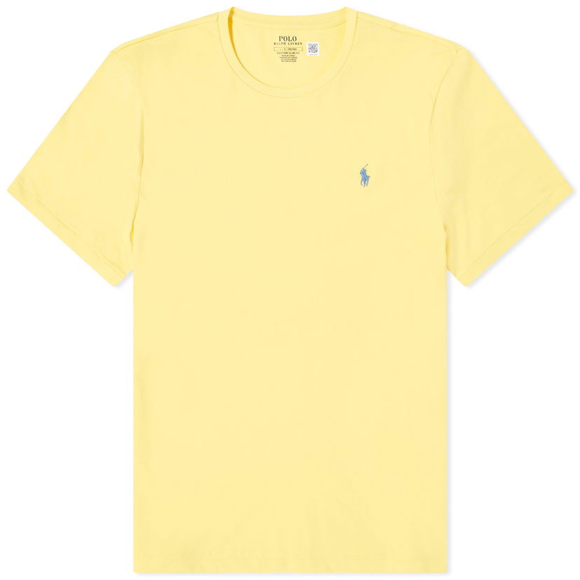 Polo majica Polo by Ralph Lauren Custom Fit T-Shirt Rumena | 710671438358