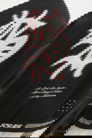 Bomber jakna Ksubi KSUBI Playoff Varsity Bomber Jacket Črna | MSP25JK003, 5