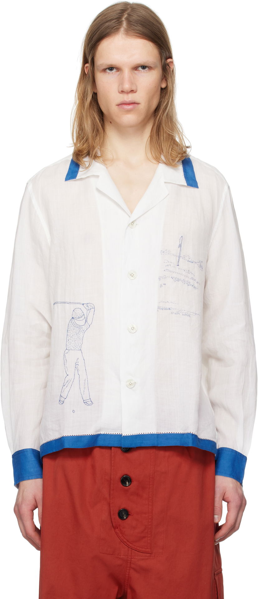 Srajce Bode Bode Club Champion Long Sleeve Shirt Bela | MRS25SH009