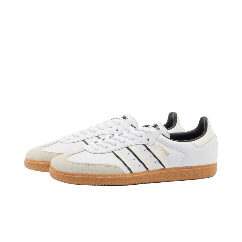 Superge in čevlji adidas Originals Samba OG in White/Off White/Core Black, Size UK 3 | END. Clothing Bela | ID1480