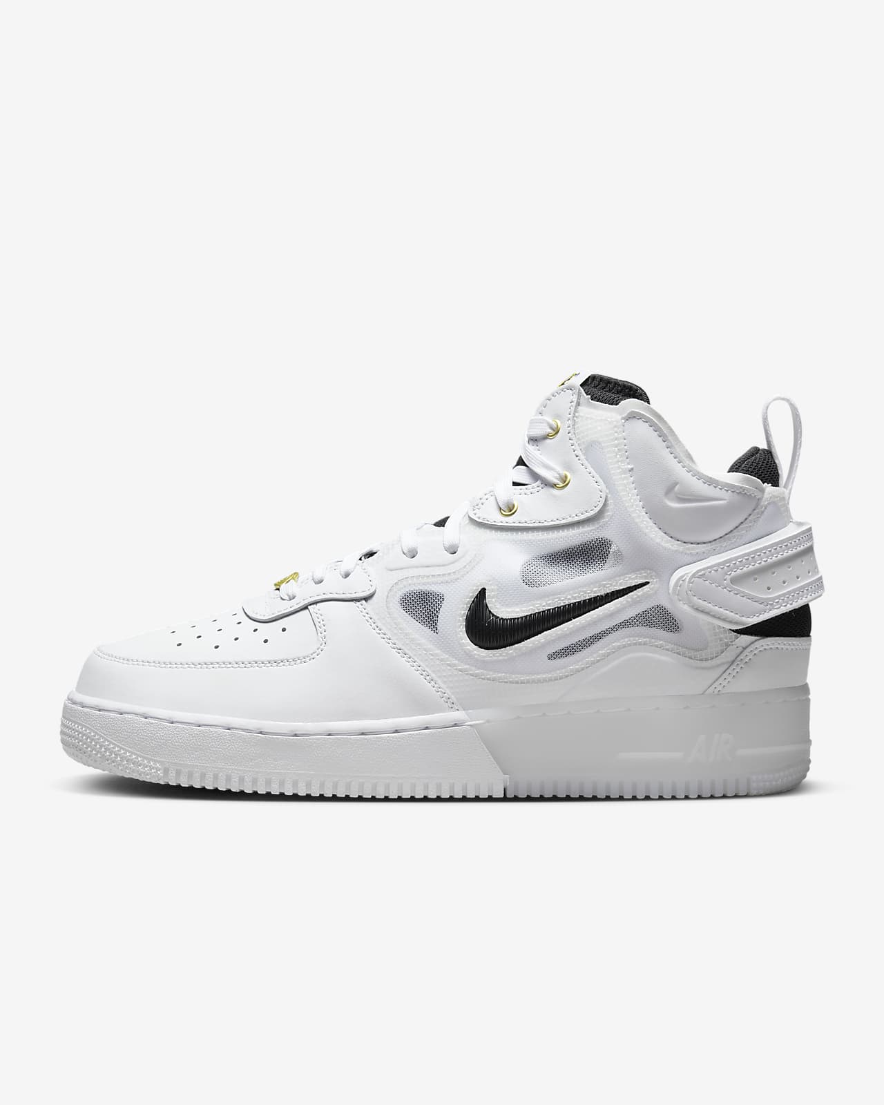Superge in čevlji Nike Air Force 1 Mid React Bela | DQ7668-100, 0